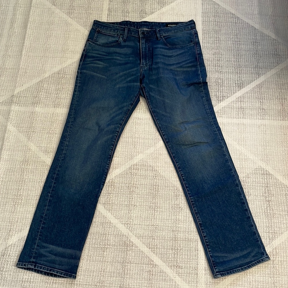 Bonobos Men's Straight Jeans - Dark Blue Wash